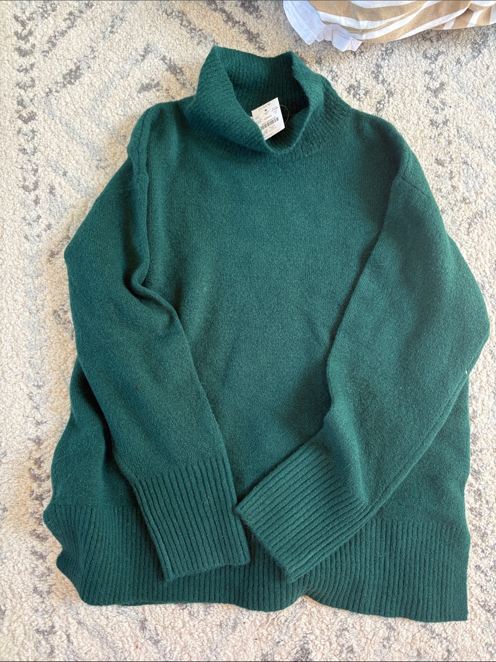 J. Crew Forest Green Turtleneck Sweater